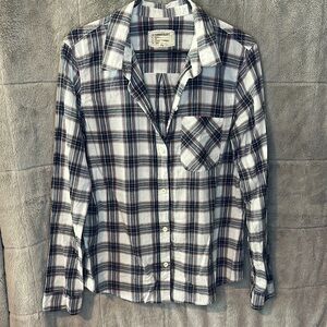 Current/Elliott Multicolor Cotton Plaid Shirt